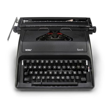 ROYAL CONSUMER PRODUCTS Royal Consumer Products 79102Z 11 in. Epoch Portable Manual Typewriter; Spanish 79102Z